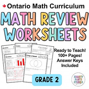 Grade 2 Review | Morning Work | Back to School Ontario Math Worksheets & Answers