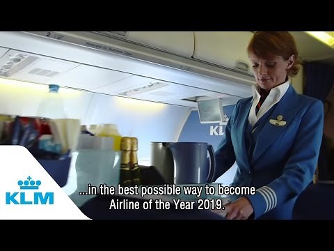 KLM 95 years celebration – Our purser