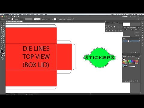 How to Create Die Cut Lines for Packaging & Stickers in Illustrator (Print-Ready Setup)
