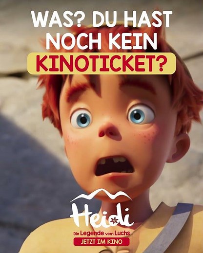 Kinoticket - Heidi - Die Legende vom Luchs 😮⛰