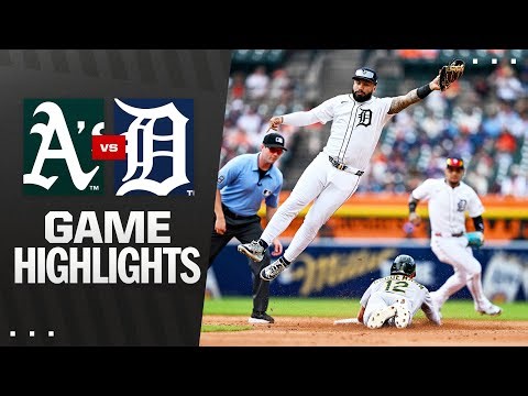 A's vs. Tigers Game Highlights (6/26/25) | MLB Highlights