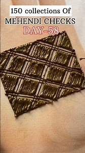 Mehendi Check Design DAY-58. #shortsfeed #shorts #shortsforgoals #trending #viralshorts #mehendi