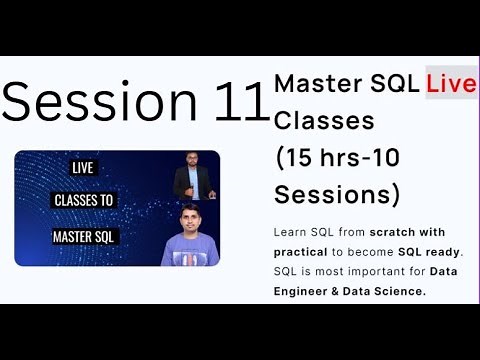 SQL Session 11