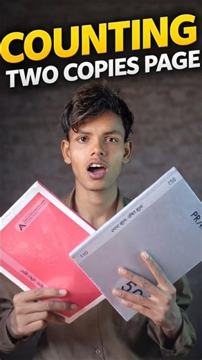 counting two copy page 📄 price 50 rupees and new chalenge video #short#challenging #trending