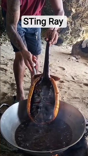 Catch and Cook: Frying a GIANT Stingray!