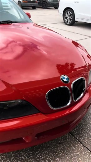 A timeless red BMW Z3, refreshed with an engine, interior & exterior detail. #palmbay #autodetailing