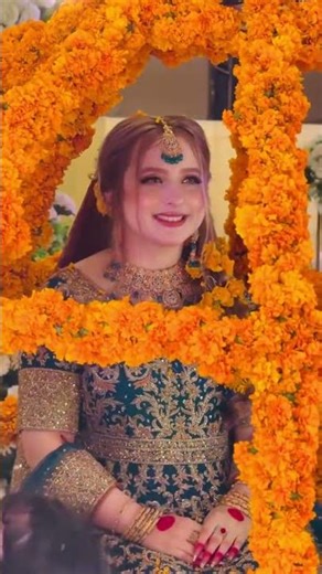 Bridal Mehndi Stage Entry 💛 | Beautiful Bride Entry 2026 | Wedding Mehndi Highlight