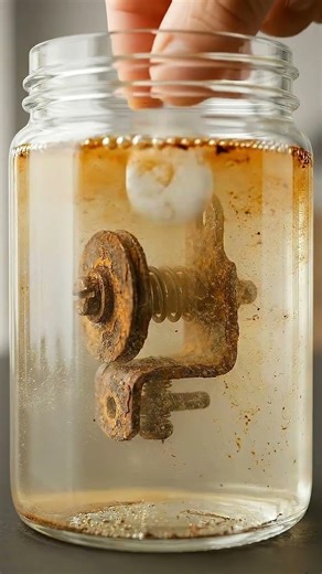 Severely Rusted Machine Ready for Chemical Rust Removal #Rust #Satisfying #ASMR #MetalPolishing