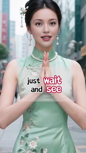 你等着瞧,母语者不会说you wait and see.记住下面几个正确的用法.#零基础英语 #英语口语#英语易错点 #地道表达#美女老师#shorts