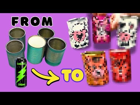 How To Upcycle Tin Cans Into Something Amazing.