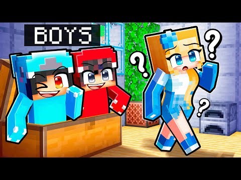 BOYS vs GIRLS Hide & Seek in Minecraft!