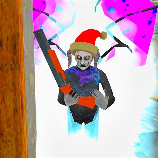 Granny grandpa and me vs freeze trap in granny chapter 1 gameplay 🥶| #granny #gameplay😆🥶