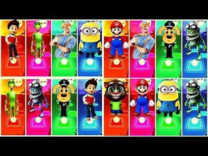 Alien Dance All Video Megamix vs Super Mario vs Sheriff Labrador vs Blippi vs Crazy Frog