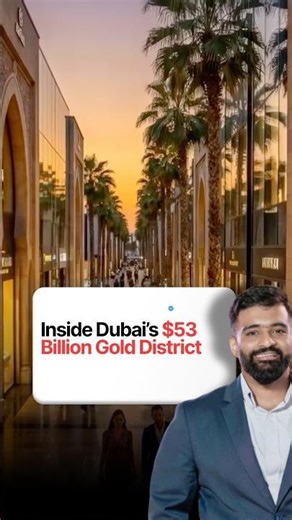 Inside the World's First Gold District in Dubai 🏙️💰