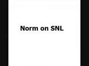 Norm Macdonald SNL Monologue