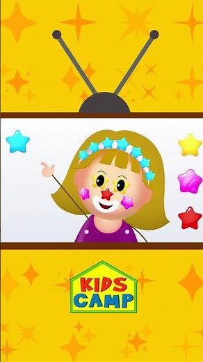 🌈 Learn Colors With Stars ⭐️ #shorts #learncolors #stars