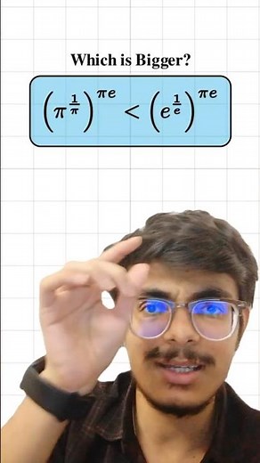 π^e is equal to e^π ?