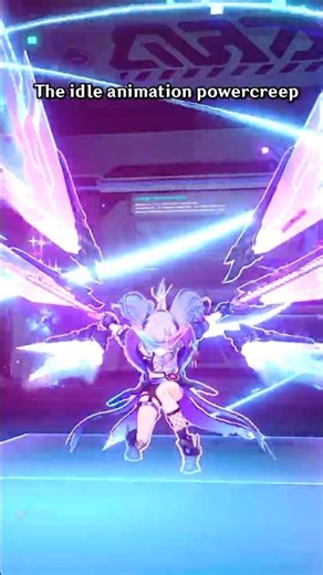 Silver Wolf lvl 999 idle animation powercreep is crazy #honkaistarrail #shorts