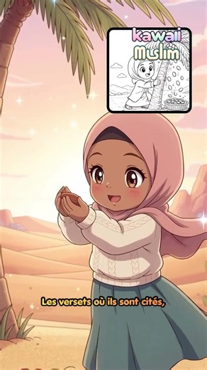 Les aliments dans le Coran #islamicvideo #kawaiimuslim #hijabehaya