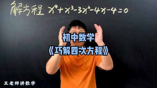 巧解四次方程