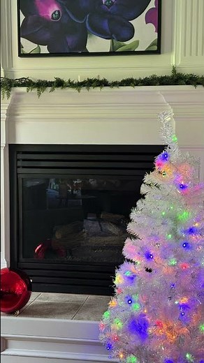 White Christmas Tree with Lights - Bright and Easy Assembly - by Gaomon