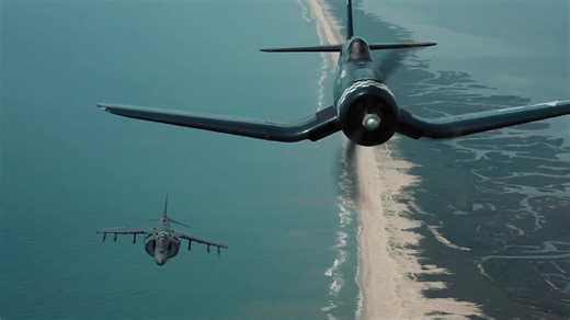 The AV-8B Harrier II, a single-engine, vectored-thrust jet, served the U.S. Marine Corps from 1985 to 2024. Developed by McDonnell Douglas (now Boeing), it was designed for vertical takeoff and landing (VTOL), operating from amphibious assault ships and forward bases. Powered by a Rolls-Royce Pegasus engine, it reached speeds of 661 mph (1,064 km/h) with a range of 1,400 miles (2,250 km). Equipped with advanced avionics, including a HUD and HOTAS controls, it carried up to 9,200 lbs (4,173 kg) o