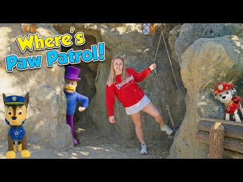 Assistant's PAW Patrol Treasure Hunt on with Chase on Tom Sawyer Island!
