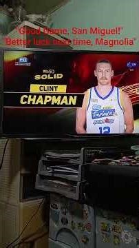 Good game, San Miguel, Better luck next time, Magnolia - San Miguel vs. Mganolia #pba