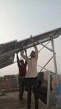 3 kw ongrid solar installation #solarinstallation #electrical