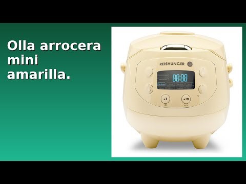 RESEÑA (2025) : Olla arrocera mini amarilla. DETALLES ESENZIALES