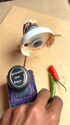 Diy Chili chopper • Dc motor #dcmotor #ChiliChopper #DIYProject #ScienceProject