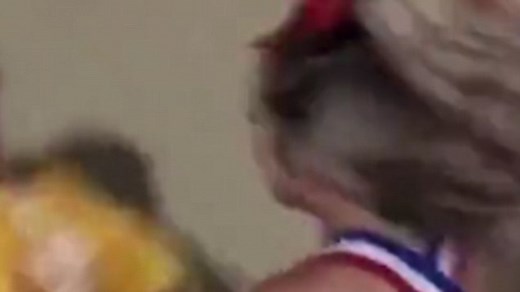 Cheerleader beats up the bully who threw the first punch