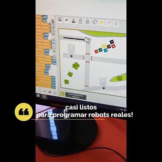 ¡Robots sin Hardware! Alumnos Programando en Open Roberta Lab 🤖✨