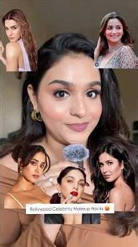 Bollywood Celebrity Makeup Hacks 😌👀 #bollywood #makeuphacks #aliabhatt #kritisanon #kiaraadvani