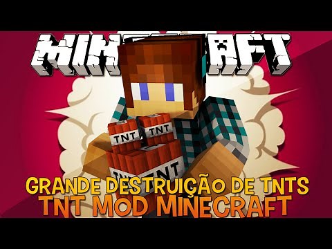 Nuclear TNT Ultra EXPLOSÃO - TNT Mod Minecraft