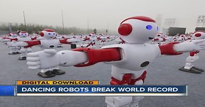 VIDEO: Dancing robots break world record