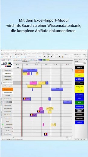 infoBoard als Wissensdatenbank | Excel-Import-Modul