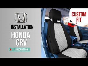 Honda CR-V 2017–2022 | Custom Fit Seat Cover Installation Guide | FH Group®