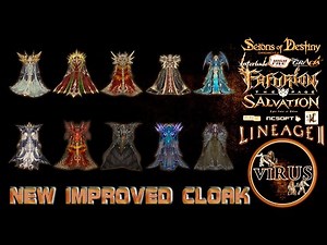 Set of Ten Improved Cloaks. LINEAGE II CLASSIC-PROJECT WOLF ◄√i®uS►