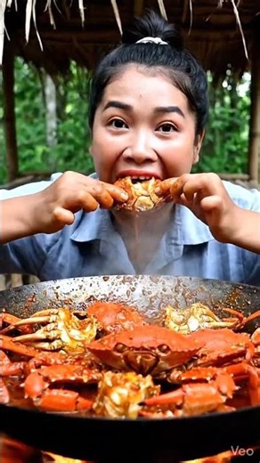 Cook in the Wilderness — Relaxing Forest Cooking ASMR #food #shorts