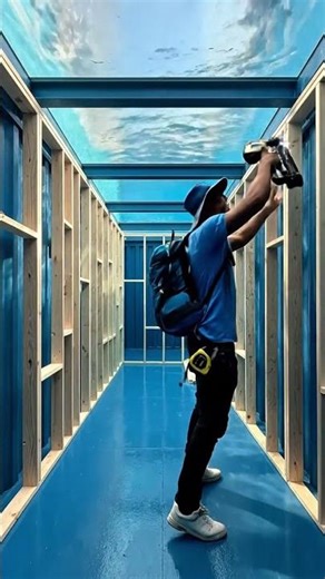 I Built a Secret Container Squidward's House inside The Pool !