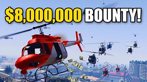 I put an $8,000,000 bounty on myself! | GTA 5 thug life #385