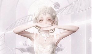 踮起脚尖，提起裙边