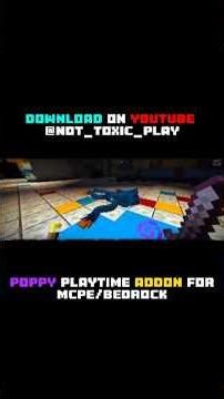 ⬆️download ⬆️👻 Poppy Playtime Addon Minecraft PE 1.26+ | Huggy Wuggy Mod MCPE #minecraft #mcpe