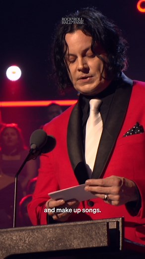 Jack White read this moving letter to Meg while accepting his induction into the Rock & Roll Hall of Fame. 📺 Watch his full speech at the 2025 Induction Ceremony — airing TOMORROW, January 1, at 8/7c on ABC. #RockHall2025 | Rock & Roll Hall of Fame