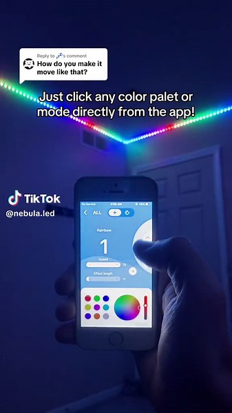 Replying to @💤 The NebulaLED Dream Lights are so cool! They can be controlled directly from your phone! 🤩💫 #ledlights #dreamlights #tiktokshop #tiktokmademebuyit