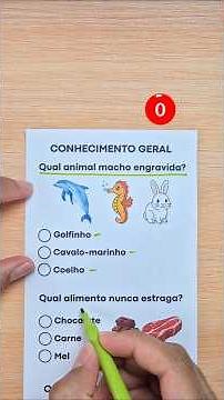 Quiz de conhecimentos gerais: jogo de perguntas