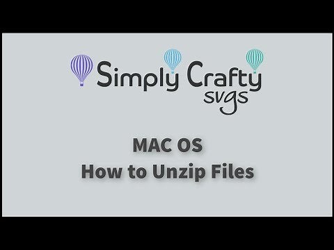 How to Unzip Files in MAC OS X and later