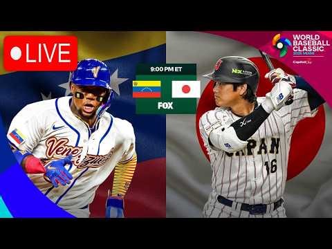 Venezuela vs Japón En Vivo | Clásico Mundial de Béisbol 2026 Juego Completo (日本 vs ベネズエラ)
