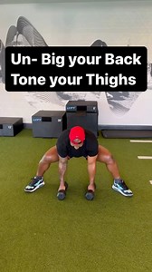 1.2M views · 10K reactions | Back Fat & Thunder Thigh Workout Keep those hips back so you’re at a hinge and balanced keep your butt low this helps avoid hurting your back. This movement is low impact and a great lower and back workout | Bmccullen | Facebook